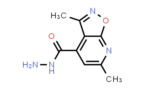 CAS No. 938022-08-3, 3,6-dimethyl-[1,2]oxazolo[5,4-b]pyridine-4-carbohydrazide