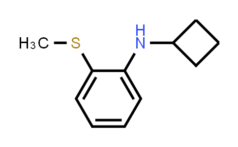 CAS No. 1248104-08-6, N-cyclobutyl-2-(methylsulfanyl)aniline