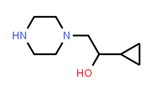 CAS No. 634576-52-6, 1-cyclopropyl-2-(piperazin-1-yl)ethan-1-ol