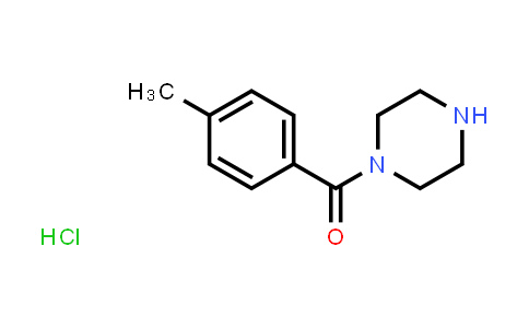 CAS No. 57238-83-2, 1-(4-methylbenzoyl)piperazine hydrochloride