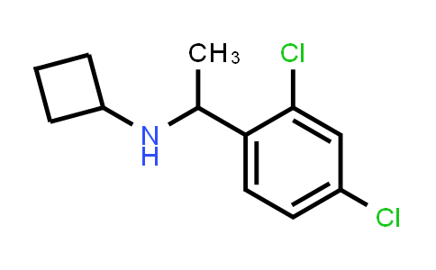 CAS No. 1250319-71-1, N-[1-(2,4-dichlorophenyl)ethyl]cyclobutanamine