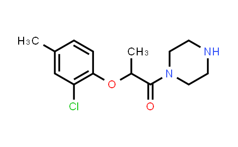CAS No. 1271177-67-3, 2-(2-chloro-4-methyl-phenoxy)-1-piperazin-1-yl-propan-1-one