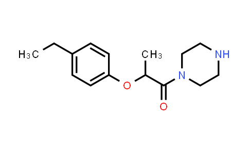 CAS No. 1016853-66-9, 2-(4-ethylphenoxy)-1-piperazin-1-yl-propan-1-one
