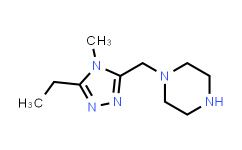 CAS No. 1354954-06-5, 1-[(5-ethyl-4-methyl-4H-1,2,4-triazol-3-yl)methyl]piperazine