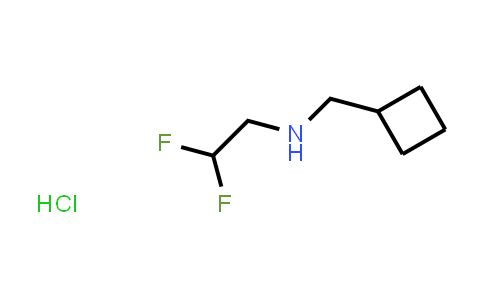 CAS No. 1384427-97-7, (cyclobutylmethyl)(2,2-difluoroethyl)amine hydrochloride