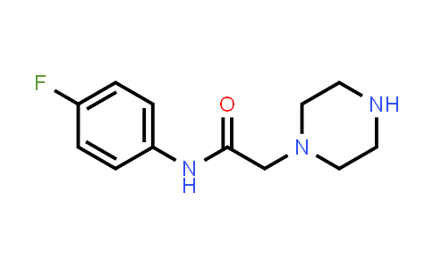 CAS No. 256943-82-5, N-(4-fluorophenyl)-2-(piperazin-1-yl)acetamide