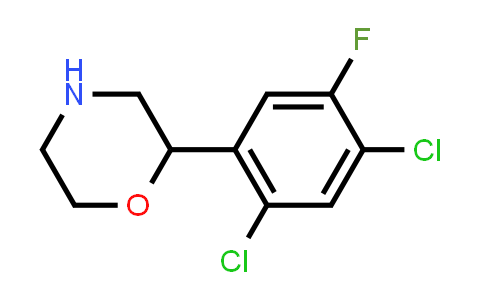 CAS No. 1179023-60-9, 2-(2,4-dichloro-5-fluorophenyl)morpholine