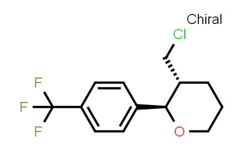 CAS No. 1820583-14-9, (2R,3R)-3-(chloromethyl)-2-[4-(trifluoromethyl)phenyl]oxane