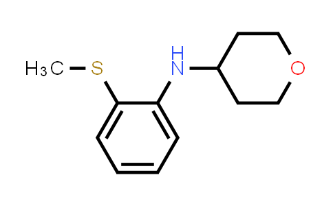 CAS No. 1154299-16-7, N-[2-(methylsulfanyl)phenyl]oxan-4-amine