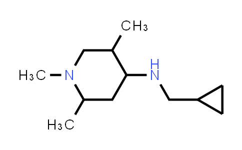 CAS No. 1218392-02-9, N-（环丙基甲基）-1,2,5-三甲基哌啶-4-胺