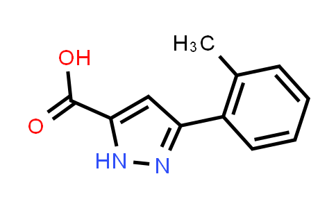 CAS No. 1140528-29-5, 3-(o-tolyl)-1H-pyrazole-5-carboxylic acid