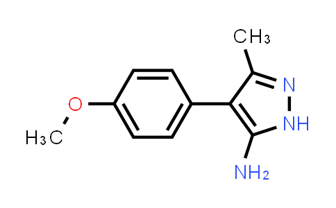 CAS No. 419550-79-1, 4-(4-methoxyphenyl)-3-methyl-1H-pyrazol-5-amine