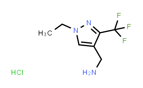 CAS No. 2376726-60-0, [1-ethyl-3-(trifluoromethyl)pyrazol-4-yl]methanamine hydrochloride