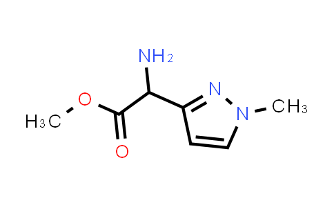 CAS No. 864297-19-8, methyl 2-amino-2-(1-methylpyrazol-3-yl)acetate