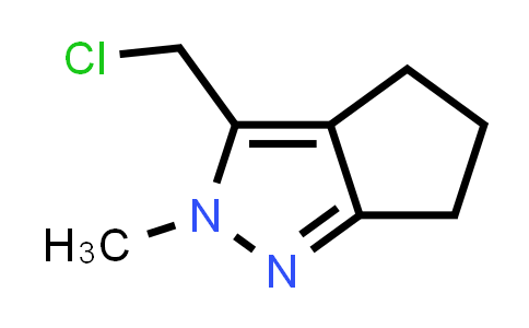 CAS No. 1251760-95-8, 3-(chloromethyl)-2-methyl-5,6-dihydro-4H-cyclopenta[c]pyrazole