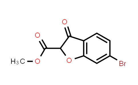 CAS No. 1403582-72-8, methyl 6-bromo-3-oxo-benzofuran-2-carboxylate