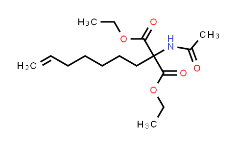 CAS No. 924309-92-2, diethyl 2-acetamido-2-hept-6-enyl-propanedioate