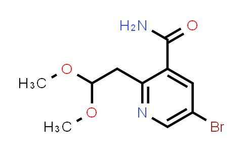 CAS No. 1799922-12-5, 5-bromo-2-(2,2-dimethoxyethyl)pyridine-3-carboxamide