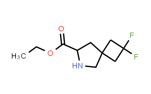 CAS No. 1544613-96-8, ethyl 2,2-difluoro-6-azaspiro[3.4]octane-7-carboxylate