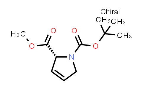 CAS No. 220652-51-7, O1-tert-butyl O2-methyl (2R)-2,5-dihydropyrrole-1,2-dicarboxylate