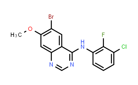 CAS No. 2231808-89-0, 6-bromo-N-(3-chloro-2-fluoro-phenyl)-7-methoxy-quinazolin-4-amine