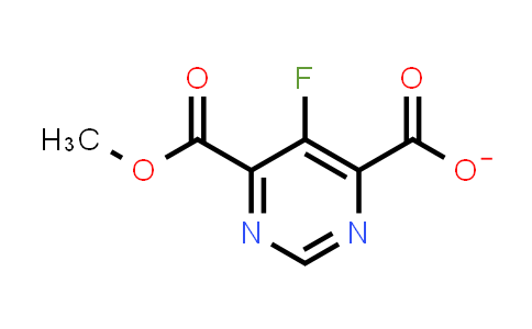 CAS No. 916213-47-3, 5-fluoro-6-methoxycarbonyl-pyrimidine-4-carboxylate