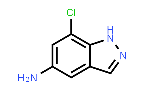 CAS No. 864082-49-5, 7-chloro-1H-indazol-5-amine