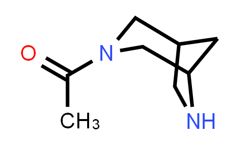 CAS No. 1822980-74-4, 1-(3,6-diazabicyclo[3.2.1]octan-3-yl)ethanone