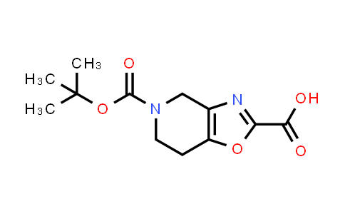 CAS No. 1823270-79-6, 5-tert-butoxycarbonyl-6,7-dihydro-4H-oxazolo[4,5-c]pyridine-2-carboxylic acid