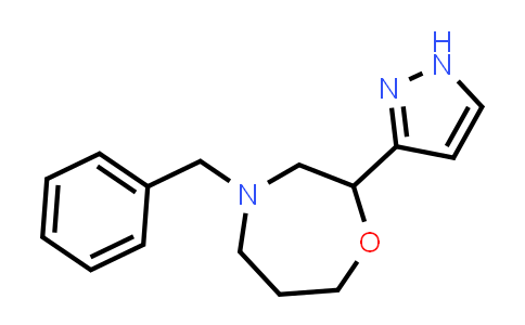 CAS No. 2384868-22-6, 4-benzyl-2-(1H-pyrazol-3-yl)-1,4-oxazepane