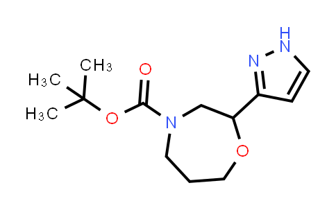 CAS No. 2387326-90-9, tert-butyl 2-(1H-pyrazol-3-yl)-1,4-oxazepane-4-carboxylate