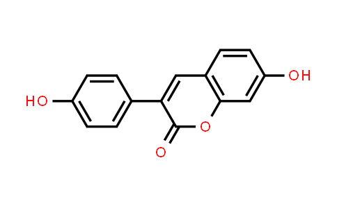 CAS No. 6468-36-6, 7-hydroxy-3-(4-hydroxyphenyl)chromen-2-one