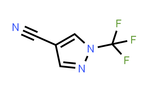 CAS No. 1706464-06-3, 1-(trifluoromethyl)pyrazole-4-carbonitrile