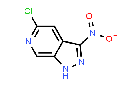 CAS No. 245325-31-9, 5-chloro-3-nitro-1H-pyrazolo[3,4-c]pyridine