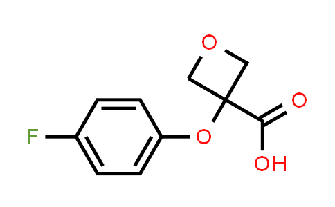 CAS No. 2167475-84-3, 3-(4-fluorophenoxy)oxetane-3-carboxylic acid