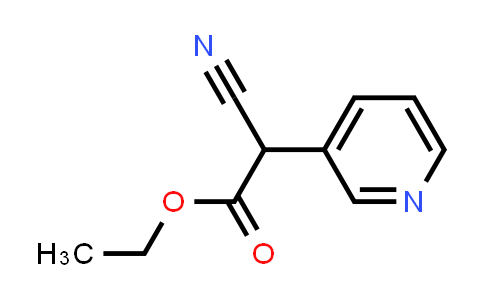 CAS No. 39266-24-5, ethyl 2-cyano-2-(3-pyridyl)acetate