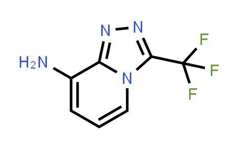 CAS No. 338982-42-6, 3-(trifluoromethyl)-[1,2,4]triazolo[4,3-a]pyridin-8-amine