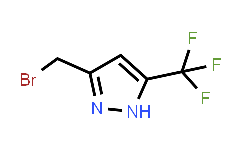 CAS No. 69918-48-5, 3-(bromomethyl)-5-(trifluoromethyl)-1H-pyrazole