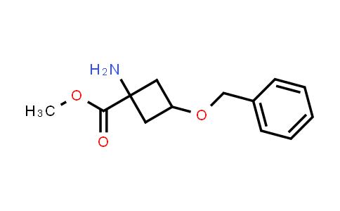 CAS No. 191110-51-7, methyl 1-amino-3-benzyloxy-cyclobutanecarboxylate