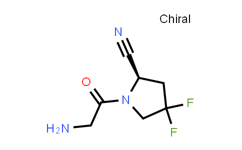 CAS No. 2355270-75-4, (2R)-1-(2-aminoacetyl)-4,4-difluoro-pyrrolidine-2-carbonitrile