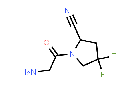 CAS No. 1823820-60-5, 1-(2-aminoacetyl)-4,4-difluoro-pyrrolidine-2-carbonitrile