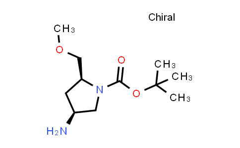 CAS No. 348165-54-8, tert-butyl (2S,4S)-4-amino-2-(methoxymethyl)pyrrolidine-1-carboxylate