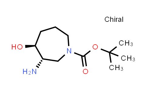 CAS No. 1932152-61-8, tert-butyl (3S,4S)-3-amino-4-hydroxy-azepane-1-carboxylate