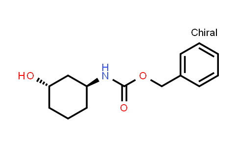 CAS No. 750649-44-6, benzyl N-[(1S,3S)-3-hydroxycyclohexyl]carbamate
