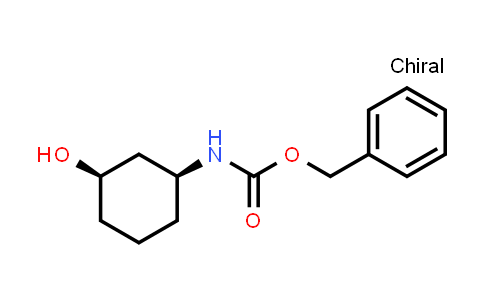 CAS No. 750649-43-5, benzyl N-[(1S,3R)-3-hydroxycyclohexyl]carbamate