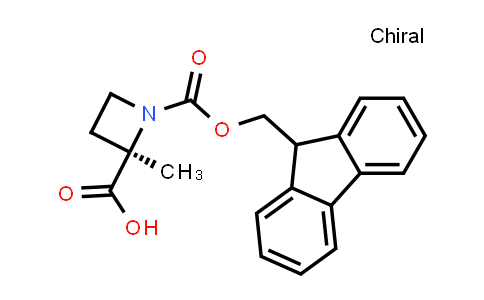 CAS No. 1384745-43-0, (2R)-1-(9H-fluoren-9-ylmethoxycarbonyl)-2-methyl-azetidine-2-carboxylic acid