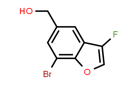 CAS No. 2306277-98-3, (7-bromo-3-fluoro-benzofuran-5-yl)methanol
