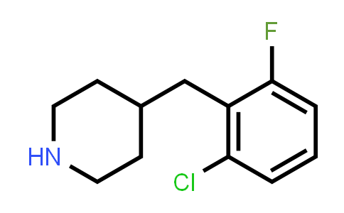 CAS No. 1216104-54-9, 4-[(2-chloro-6-fluoro-phenyl)methyl]piperidine