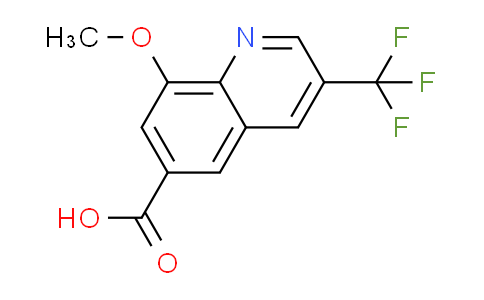 CAS No. 2639205-59-5, 8-methoxy-3-(trifluoromethyl)quinoline-6-carboxylic acid