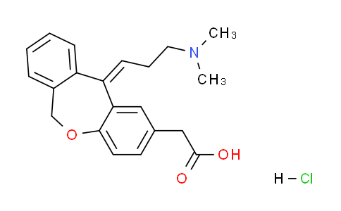 CAS No. 1010110-90-3, (Z)-2-(11-(3-(dimethylamino)propylidene)-6,11-dihydrodibenzo[b,e]oxepin-2-yl)aceticacidhydrochloride